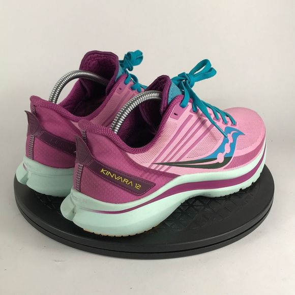 Saucony Kinvara 12 Pink Athletic Running Shoes S10619-26 Women’s Size 11 - Picture 5 of 12